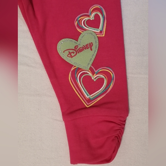 🔥SALE🔥 Disney Baby Girls Pink Leggings NWT Size 12 Months - Picture 2 of 4